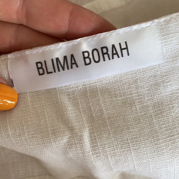 White Linen Dress from Colombia - Picture 4 of 4